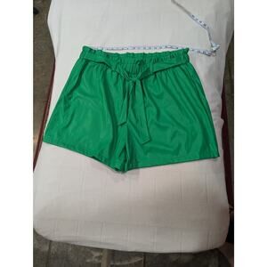 Women's cute freen pleather shorts by Jolie & Joy size 3X